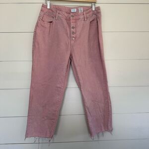 Time and Tru Women’s 14 Pink Button Fly Jeans